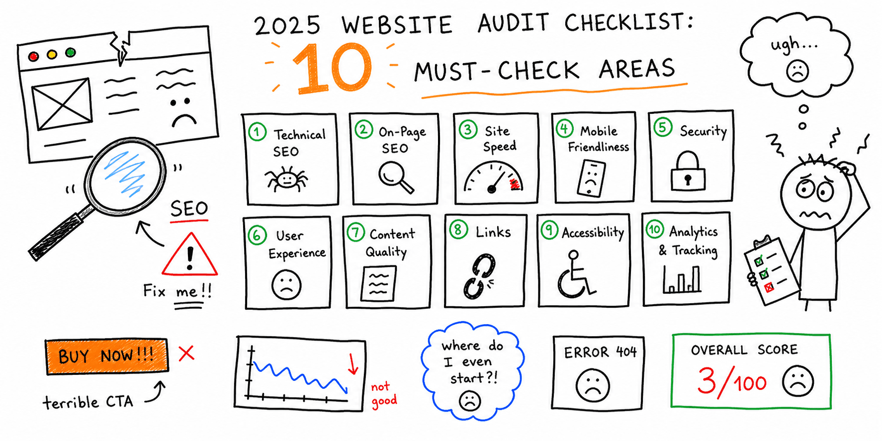 2025 Website Audit Checklist: 10 Must-Check Areas