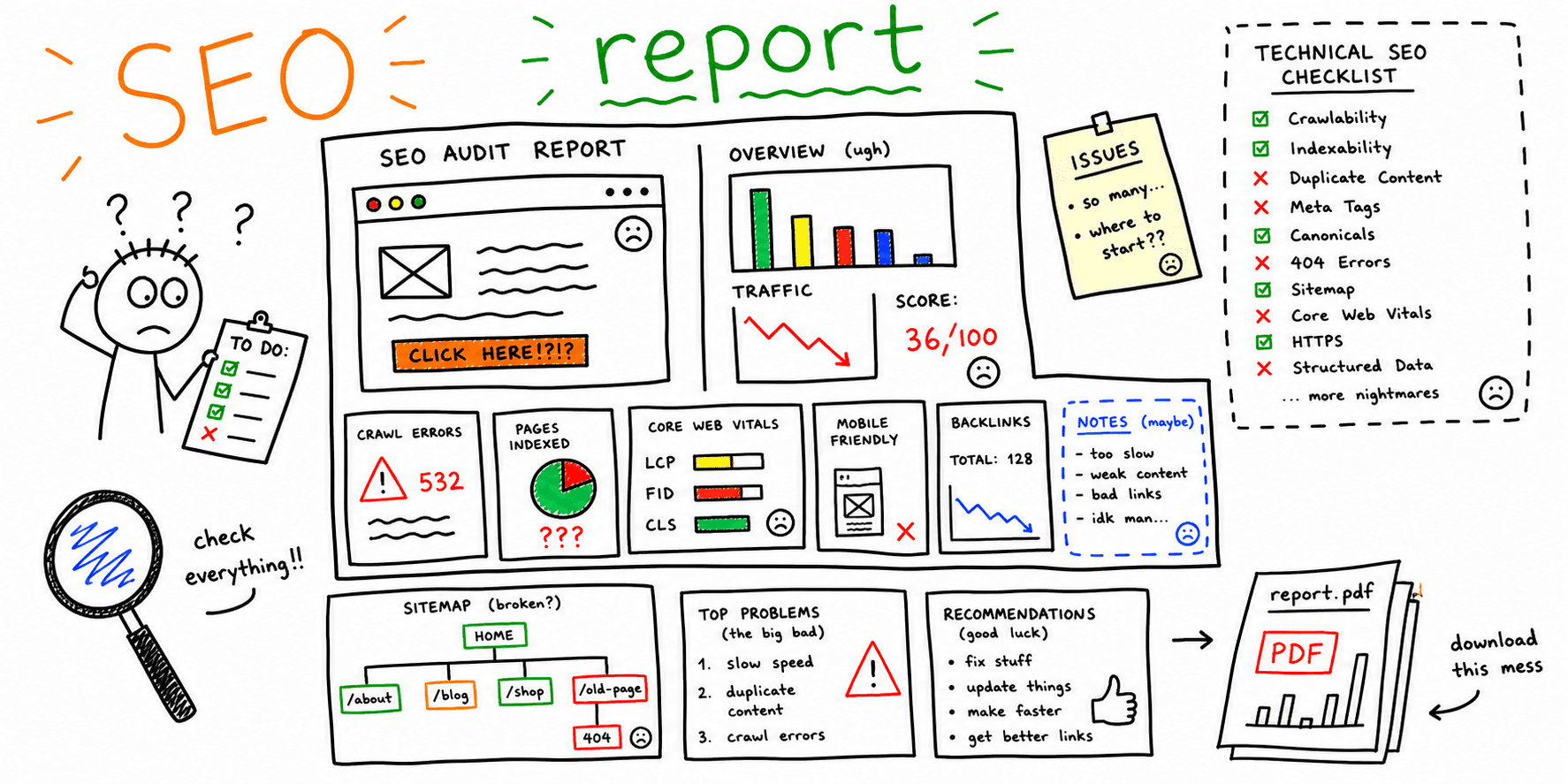 Website Audit Template: Free Copy/Paste Checklist + Report Format